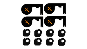 3/8” AR500 / AR550 DIY DUELING TREE (4-PADDLE)