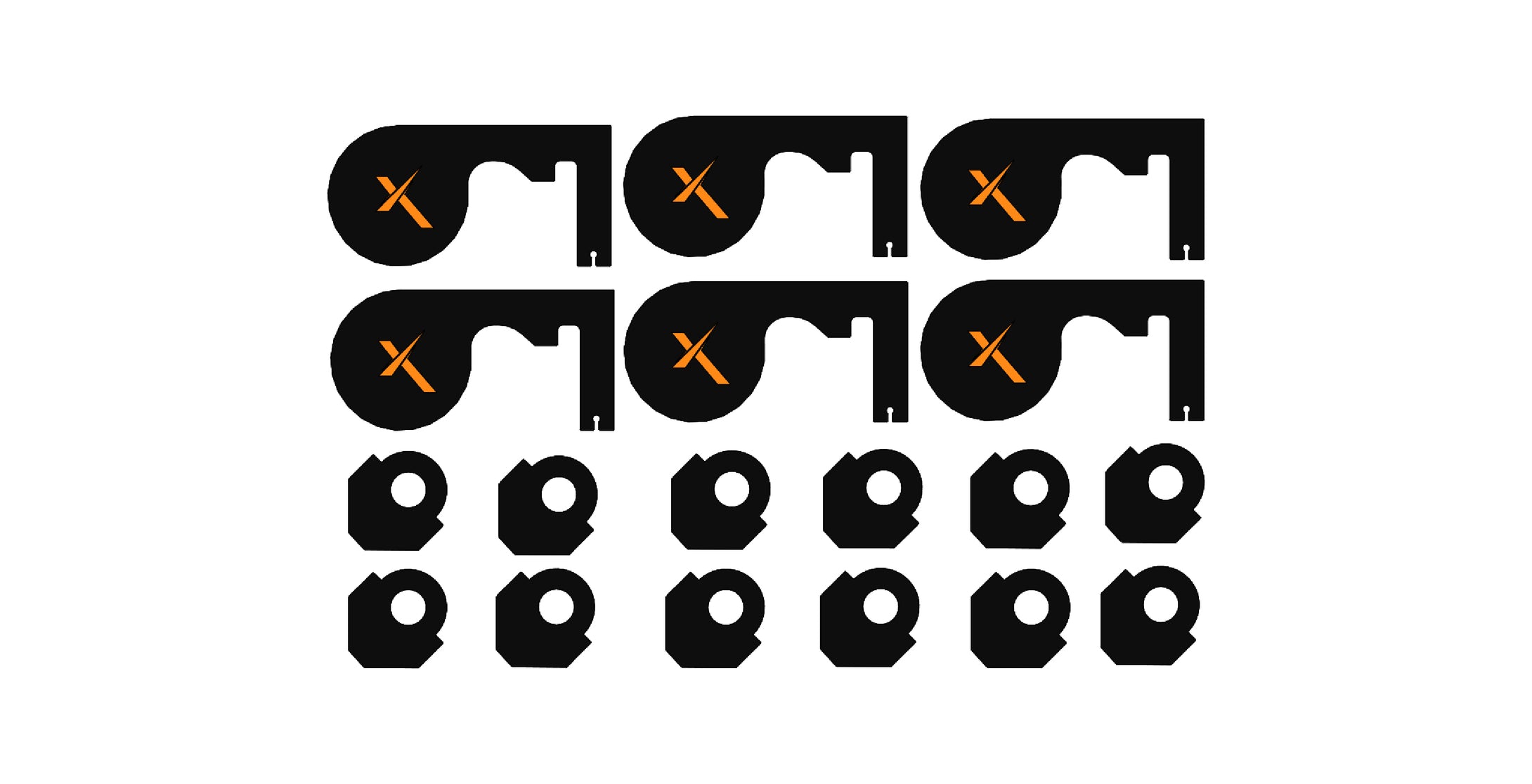 3/8” AR500 / AR550 DIY DUELING TREE (6-PADDLE)